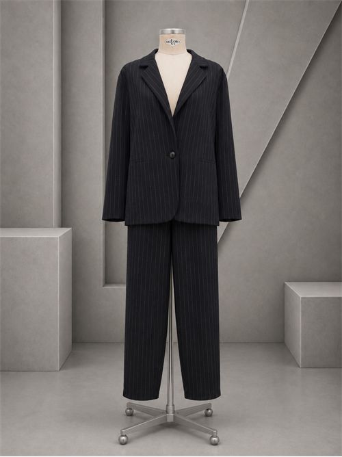 tailleur over gessato SUSY STAR | ST81551NERO